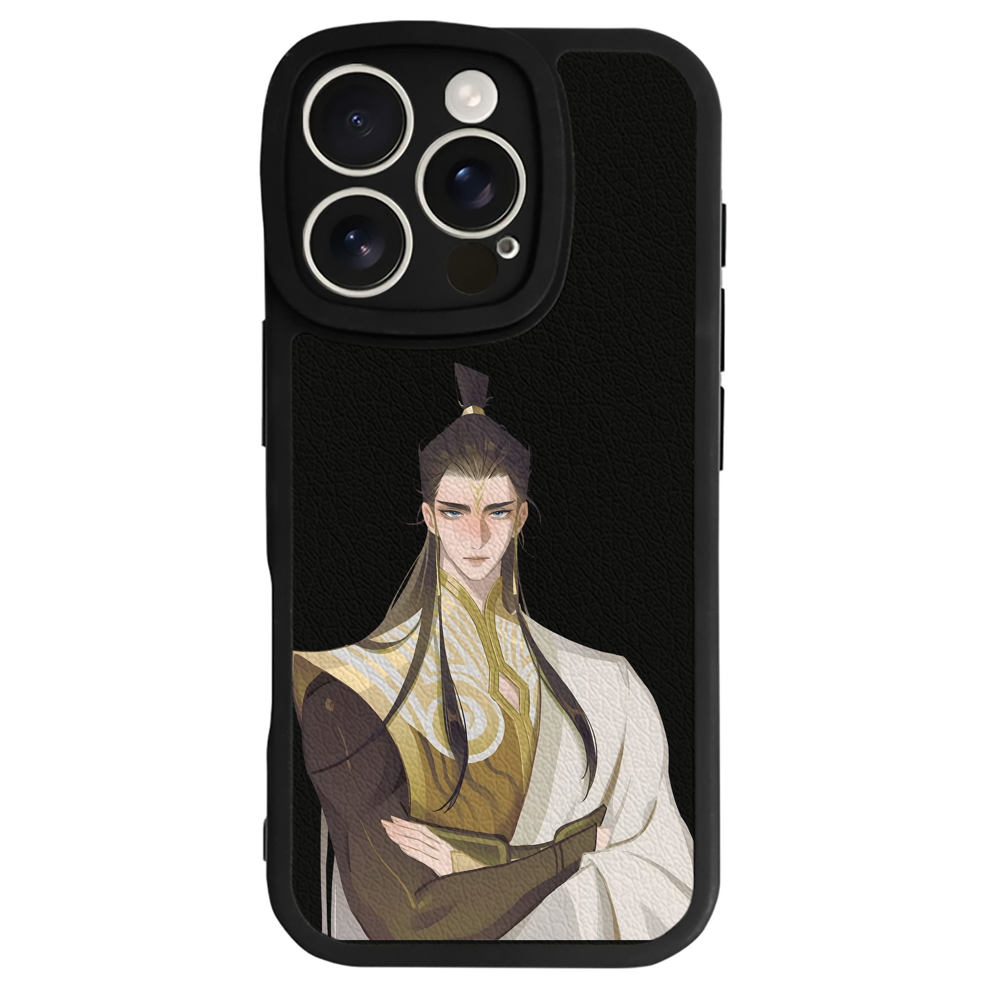 （画像用） Ne Zha 2 ナタ 魔童の大暴れ 【iPhone 16シリーズ対応】シリコンスマホケース（レザー調） 材質：シリコン